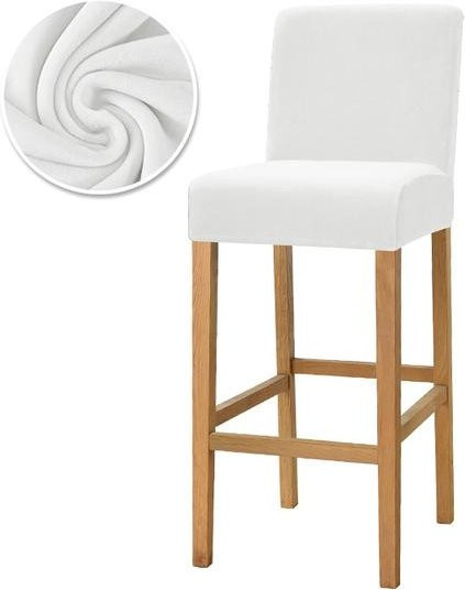 Dehnbarer Samt Stuhlbezug von Leorate für Esszimmer und Sessel, Waschbarer Mikrofaser Überwurf - Bild 1