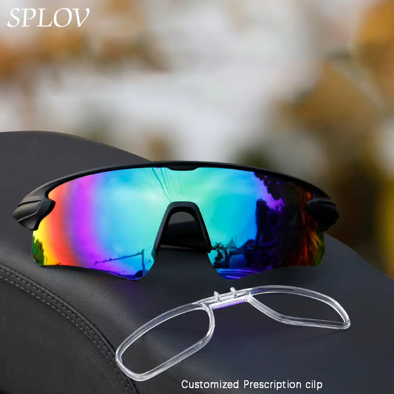SPLOV Sportsonnenbrille Damen, Vollrand, Kunststoff, polarisiert - Bild 2