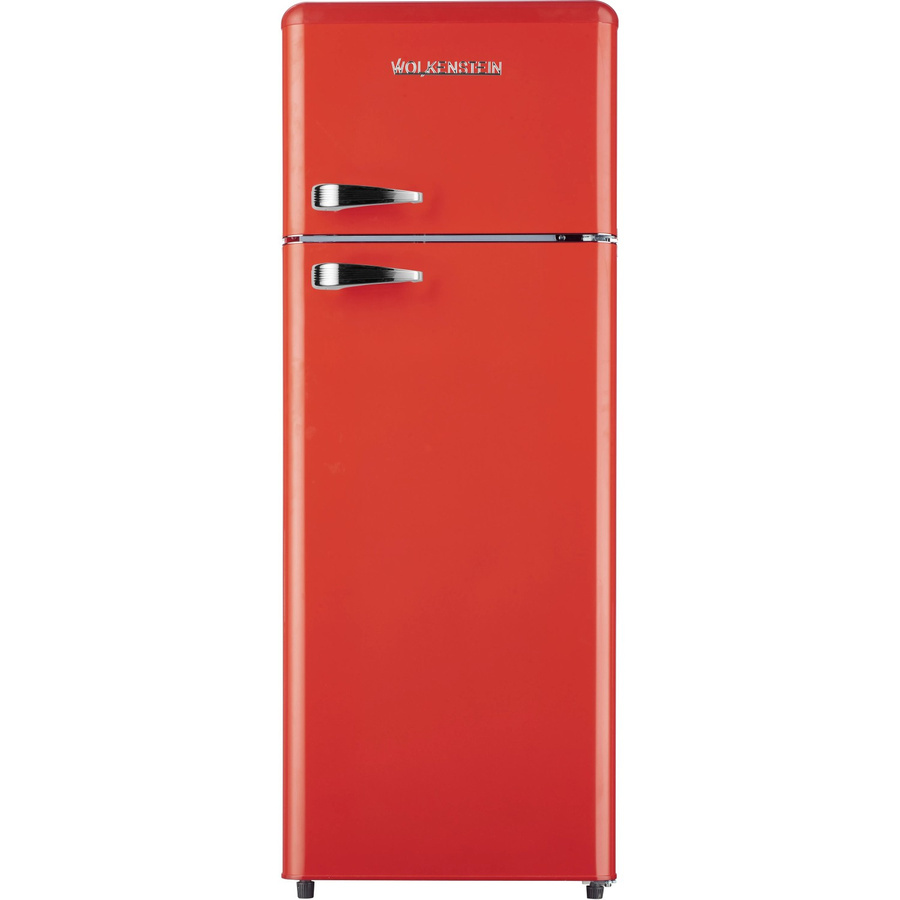 Wolkenstein Retro-Kühl-Gefrierkombination GK212.4RT FR in Rot, B/H/T: 54,5 x 145,6 x 62,6 cm - Bild 2