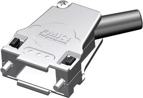 Molex 173111-0394 D-SUB Gehäuse aus Metall in Silber - Bild 1