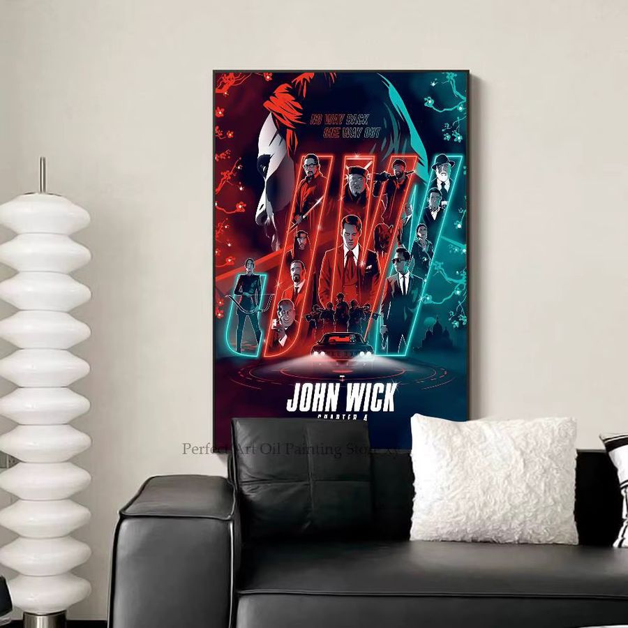 John Wick Film Poster als Papierdruck für deine Wanddekoration im Wohnzimmer oder Café - Bild 6