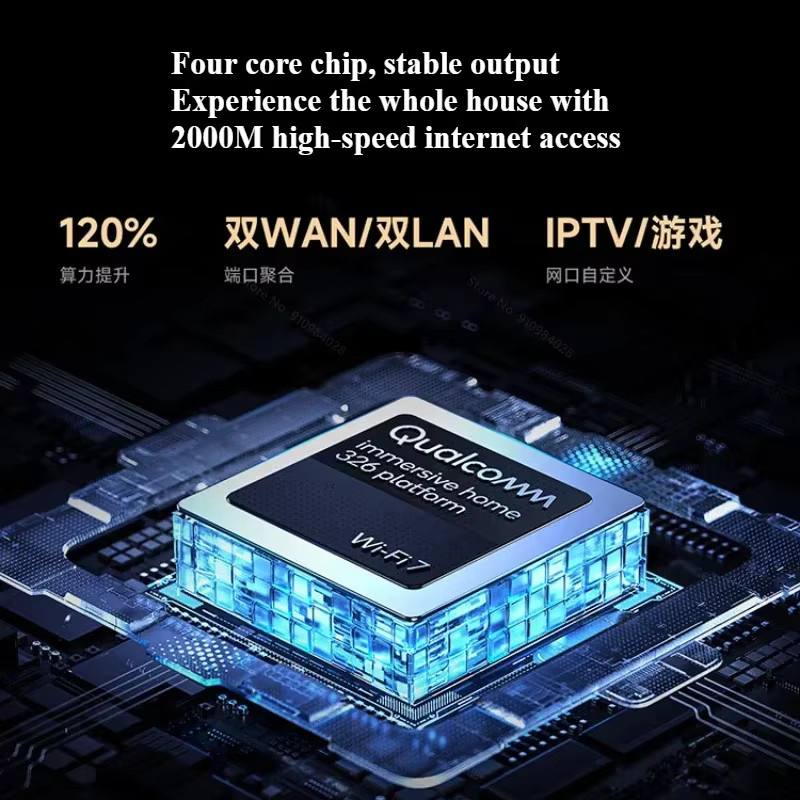 Xiaomi Router BE3600 Pro WiFi 7 Dual-Band Router in Schwarz mit Qualcomm Quad-Core und Gaming-Beschleunigung - Bild 2