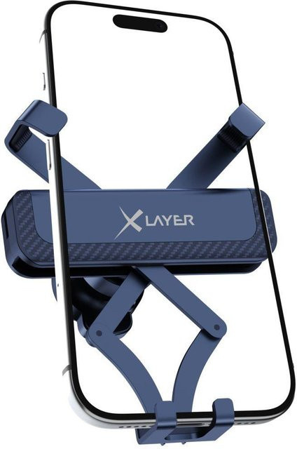 XLayer Smartphone Kfz-Halterung für das Lüftungsgitter in Blau - Bild 1
