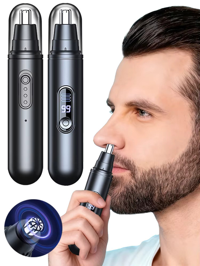 cooskr Elektrischer Nasen- und Ohrenhaarschneider für Herren, USB-wiederaufladbar - Bild 6