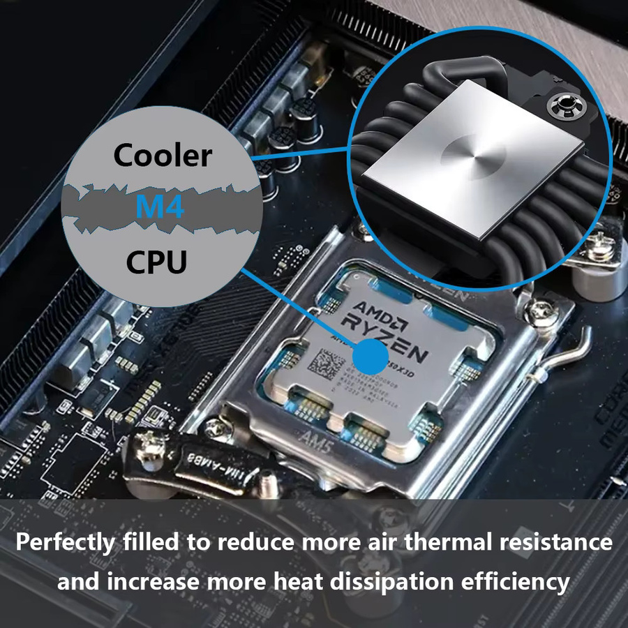 M4 Wärmeleitpaste für CPU und GPU, 11,8 W/M-k, Grau, 4 g - Bild 3