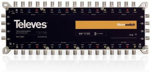Televes MS178C SAT Multischalter in Schwarz - Bild 1
