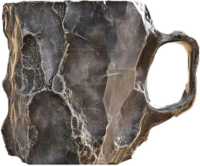 APWIKOGER Luxusbecher aus grauem Kristall, eleganter Kristallglas-Becher mit 200 ml Volumen - Bild 1