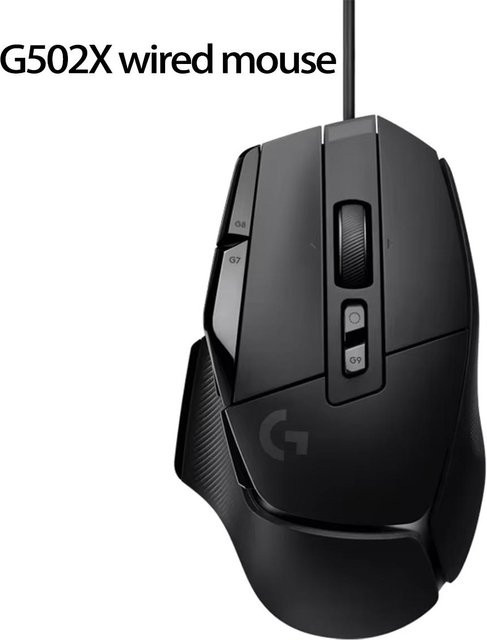 Logitech G502 X PLUS Lightspeed Gaming-Maus mit RGB-Beleuchtung und Hero 25K Sensor in Schwarz - Bild 1