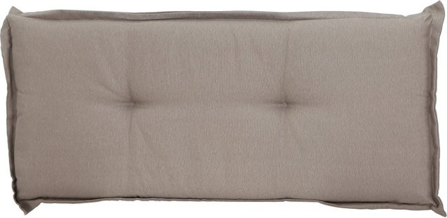 Madison Bankauflage Panama in Taupe für 2er Bänke, B/T: 110 x 48 cm - Bild 1