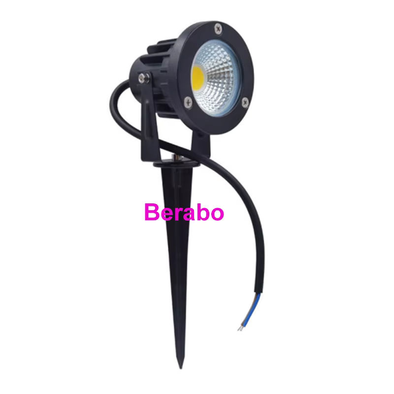 Berabo COB LED Garten Spike-Lampe Outdoor Wasserdicht Schwarz - Bild 2