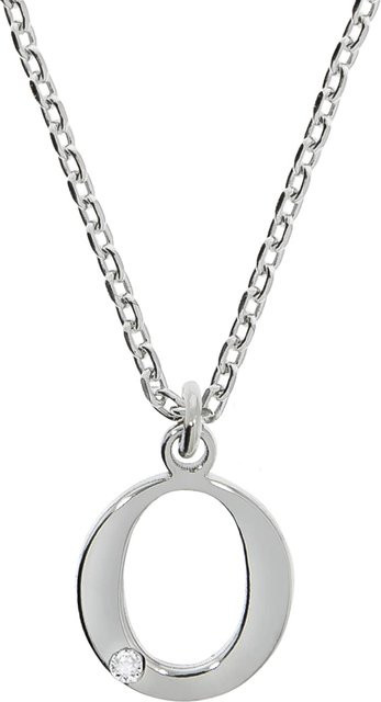 Diamonds by Ellen K. Halskette 925 Silber, Diamant, Buchstabe O, Damen - Bild 1