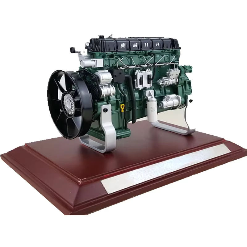 Goni ca6dm Motor Modell aus Legierung mit Holz Basis als Sammlerstück und Dekoration - Bild 7