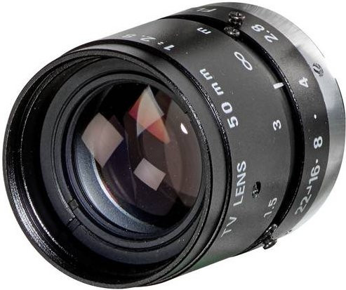 Siemens 6GF90011BL01 Überwachungskamera-Mini-Objektiv in Schwarz mit f/1.4 Blende - Bild 1
