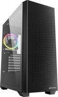Sharkoon VS9 RGB Tower-Gehäuse in Schwarz mit USB-A und USB-C Anschlüssen - Bild 1