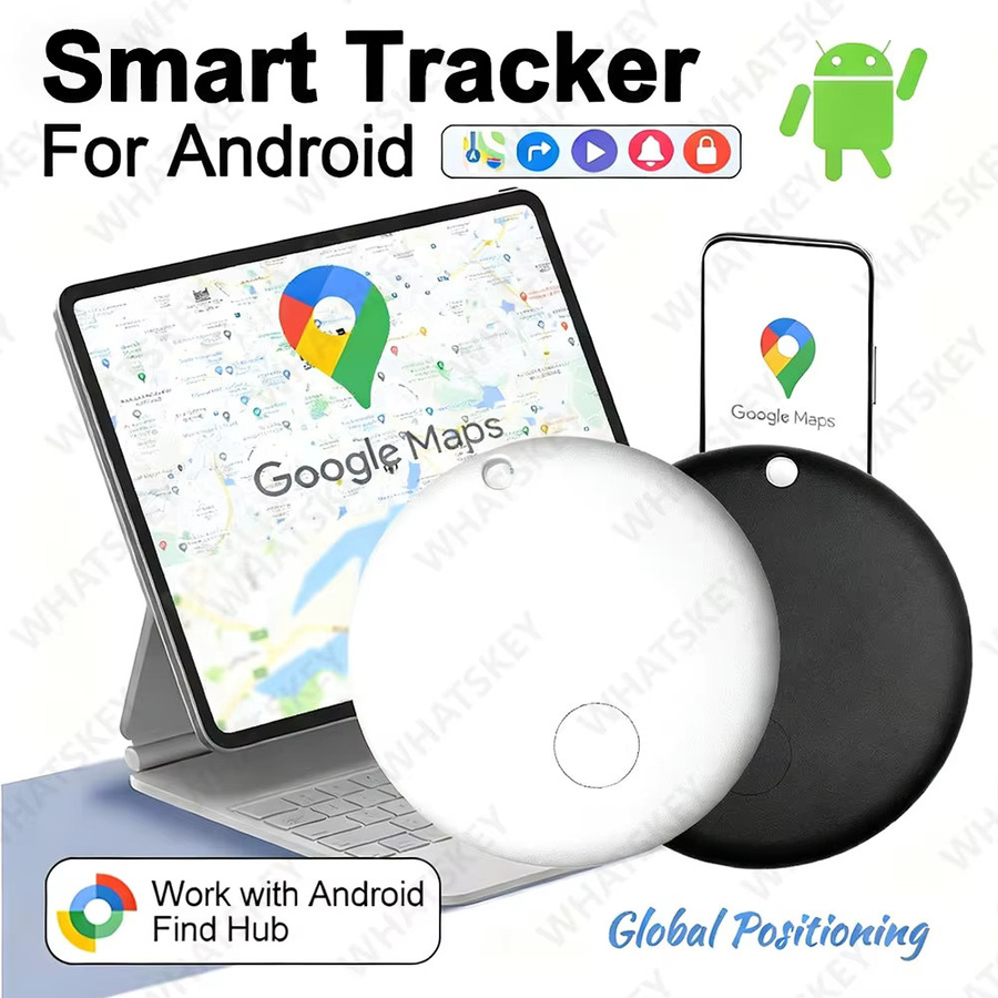 Peocke Android Tracker Tags Google zertifiziert, wasserdichte Bluetooth Smart Tags für Schlüssel, Wallet und Koffer, Farbe: Schwarz - Bild 2