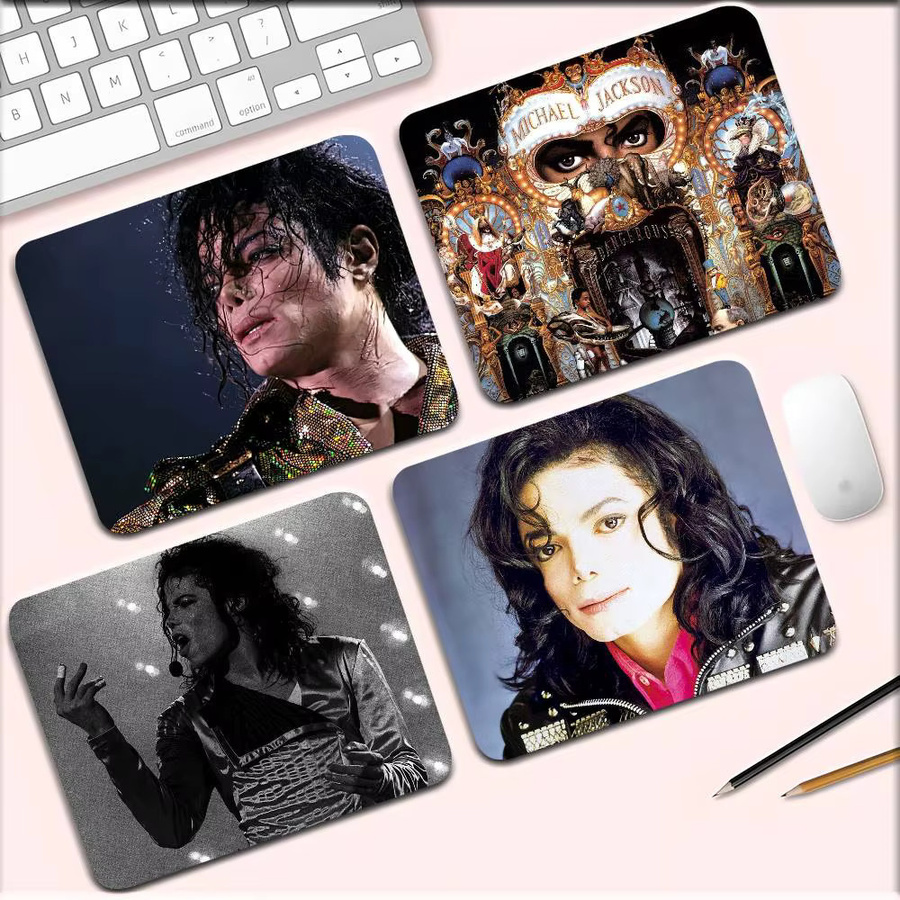 Mesuca Mauspad Michael Jackson Dangerous Bad in Multicolour, rutschfestes Schreibtischpad für Maus und Tastatur - Bild 2