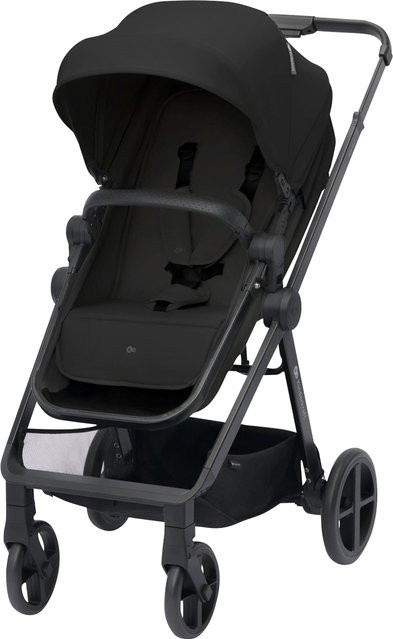 Kinderkraft Kombikinderwagen NEWLY 4in1 Trio-Set mit Babyschale MINK PRO und Isofix-Basis in Schwarz - Bild 1