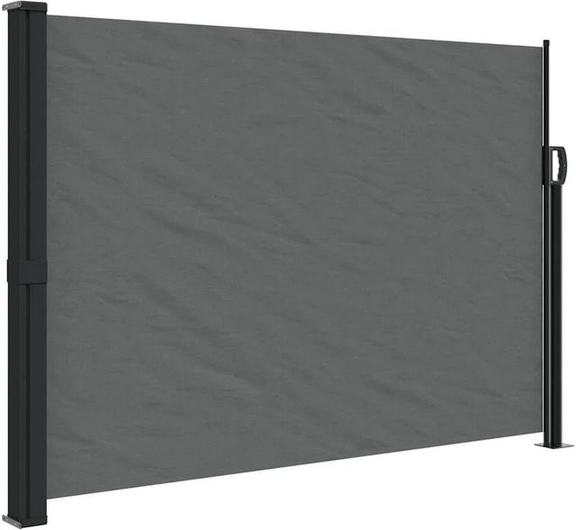 vidaXL Ausziehbare Seitenmarkise Anthrazit H: 140 cm, B: 300 cm - Bild 1