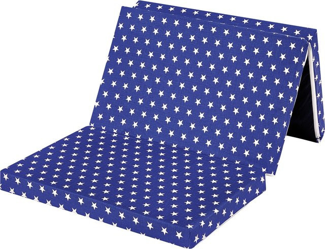 Babycab Matratze für Reisebett in Blau, B/T/H: 120 x 60 cm - Bild 1