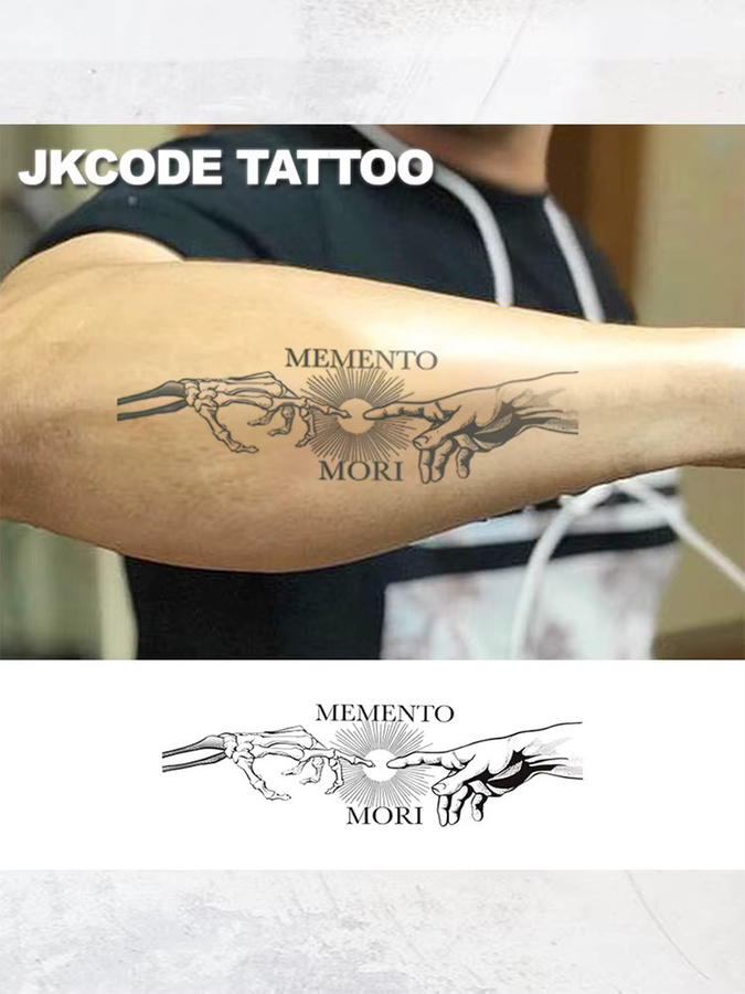 JKCODE TATTOO Mehndi-Design Temporäre Tattoos, Herren - Bild 7