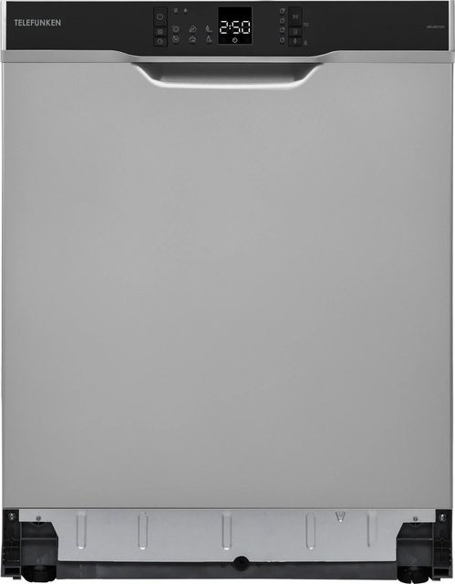 Telefunken Geschirrspüler Unterbau GEU6012DI in Silber mit 12 Maßgedecken, 6 Programmen und AquaStop, 45 dB - Bild 1