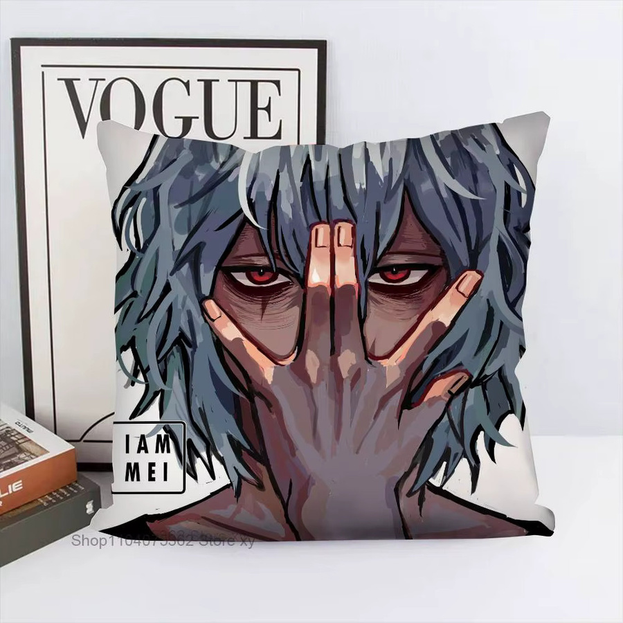 Anime Tomura Shigaraki Cartoon Kissenbezug, quadratisch, Mehrfarbig, Breite: 40 cm, Breite: 40 cm, Breite: 40 cm - Bild 5