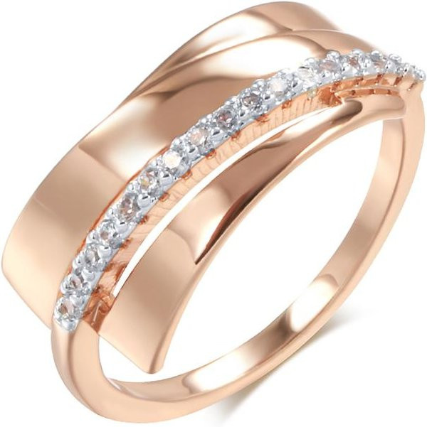 Kinel Damenring, Roségold, Zirkonia - Bild 1
