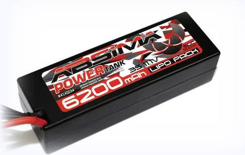 Absima LiPo Modellbau-Akkupack 11.1V 6200 mAh 60 C mit Hardcase und XT90 Anschluss - Bild 1