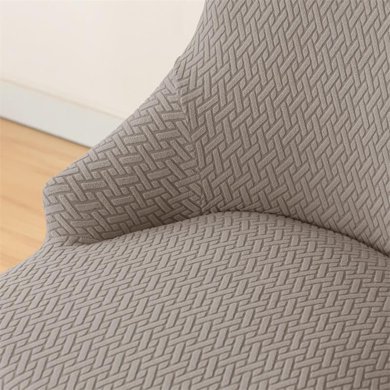 Elastische Jacquard Esszimmerstuhlbezüge für Hochlehner und Schrägstühle aus Polyester und Elasthan - Bild 3