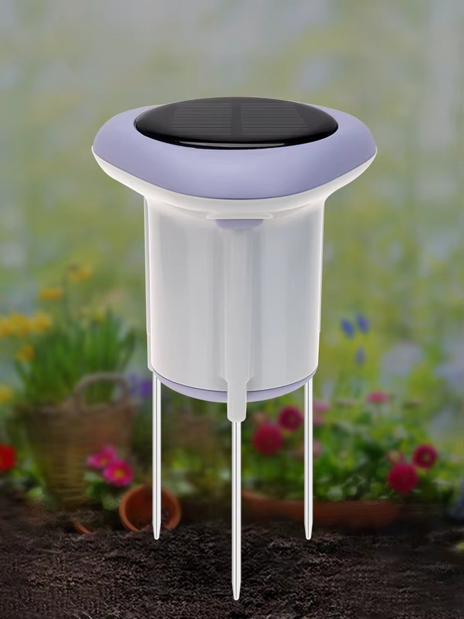 MANHOT Zigbee Solar Smart Bodensensor in Weiß zur Überwachung von Feuchtigkeit und Temperatur mit APP-Fernzugriff und IP66 Wasserdichtigkeit für deinen Garten - Bild 7