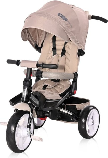 Lorelli Jaguar 4 in 1 Dreirad mit Schiebestange hellbraun ab 18 Monaten - Bild 1