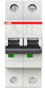 ABB S202-C8 Leitungsschutzschalter 8A 400V MCB in Weiß - Bild 1