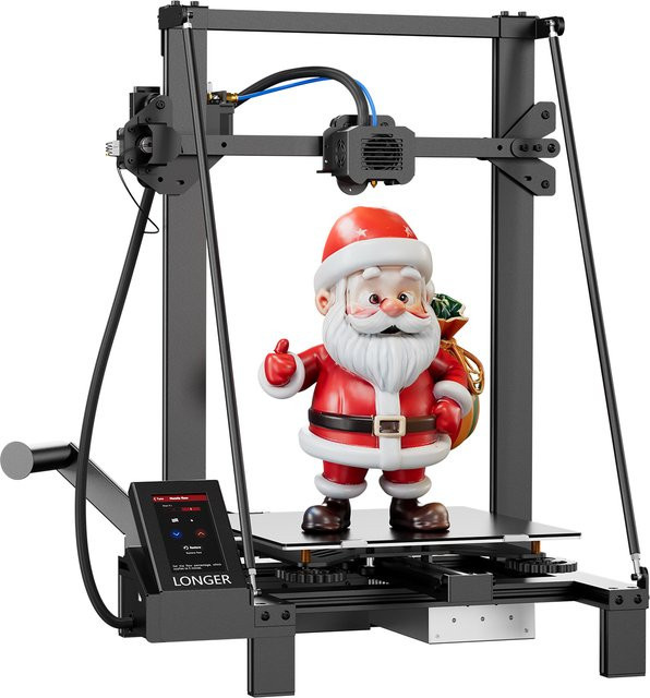 LK5 PRO FDM 3D-Drucker in Schwarz mit großem Bauvolumen, Touchscreen und Unterstützung für PLA und TPU Filament, B/T/H: 30 x 30 x 40 cm - Bild 1