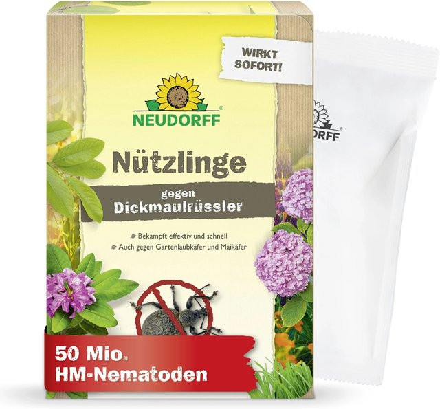 Neudorff HM-Nematoden zur biologischen Bekämpfung von Dickmaulrüsslern für 100 m² - Bild 1