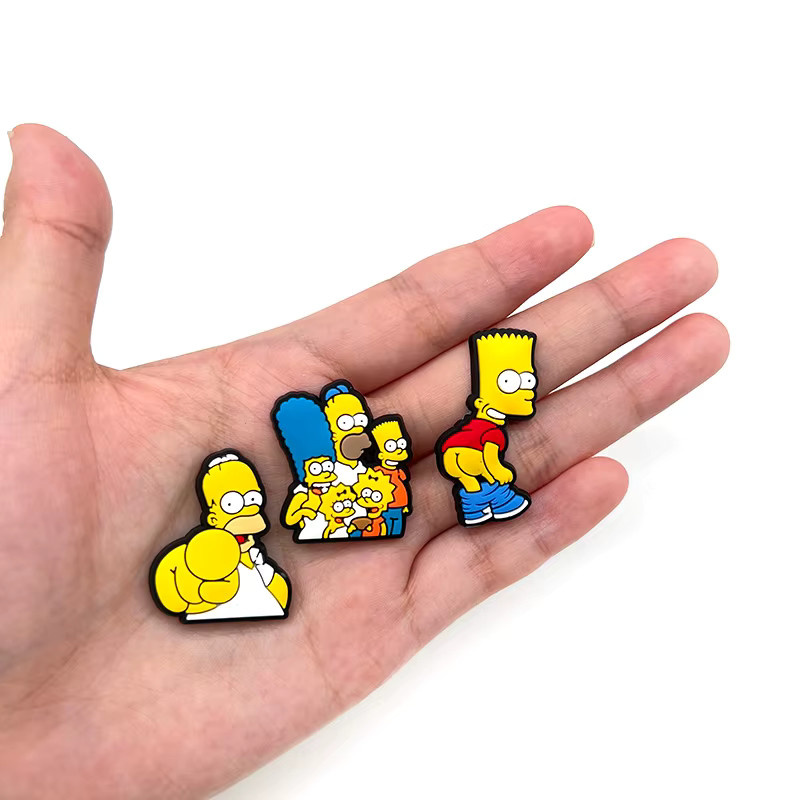 Hot Toys Simpson Schuh-Charms, 18-teiliges Set, PVC - Bild 5