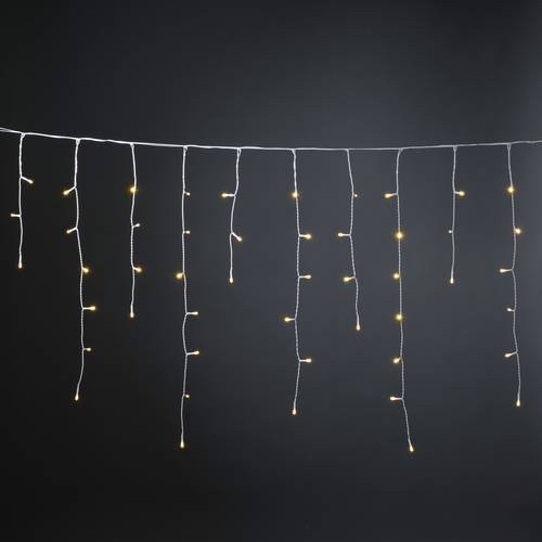 Konstsmide Lichtervorhang Eisregen mit 200 LED in Warmweiß, B/H: 507 x 70 cm - Bild 1