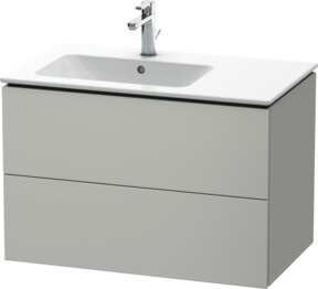 Duravit Waschtischunterschrank L-Cube in Betongrau, B/T/H: 82 x 48,1 x 55 cm - Bild 1