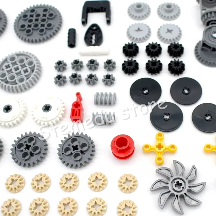 stemedu MOC-Getriebeset mit variabler Geschwindigkeit, technischer Bausatz, 117-teiliges Set - Bild 5