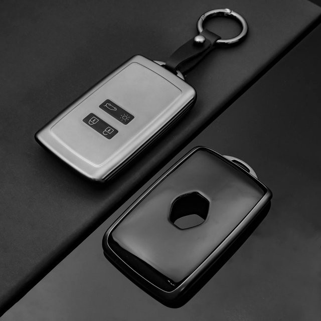 TPU Auto Remote Key Case Abdeckung für Renault Koleos Kadjar Megane Clio Captur Talisman Espace Kangoo Sandero in Schwarz - Bild 1