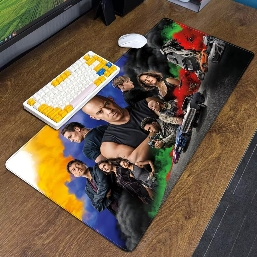 Furious Pad XXL Gaming Mauspad in Schwarz und Multicolour für Tastatur und Laptop - Bild 4