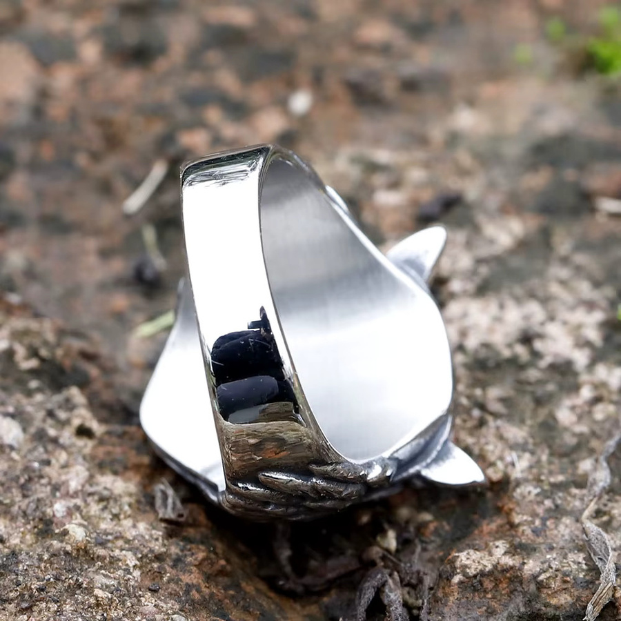 Vikingar Lin Ring, Edelstahl, Silber, Herren - Bild 2