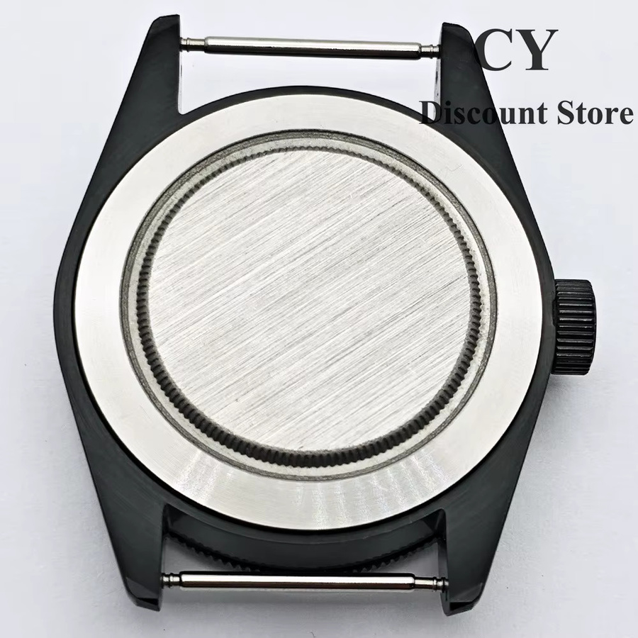RICHUS Uhrengehäuse Edelstahl, 41 mm, schwarzes Saphirglas, Unisex - Bild 5