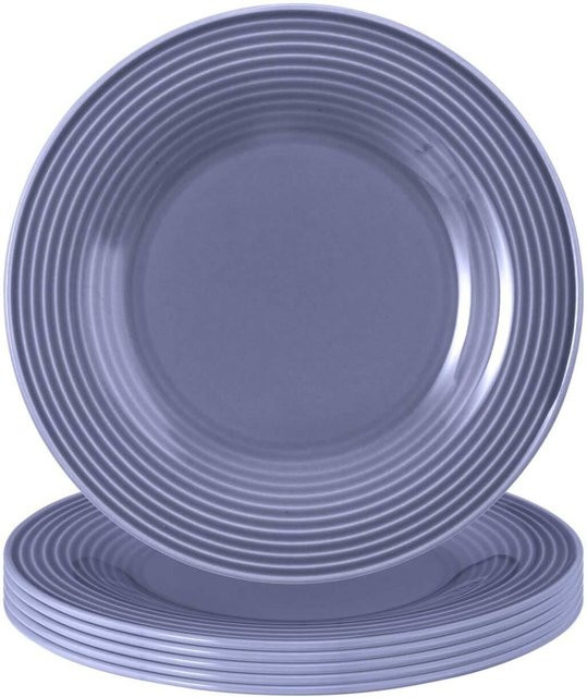 Seltmann Weiden Brotteller Beat Color Glaze Multicolour aus Porzellan 6er Set Durchmesser: 17 cm - Bild 1