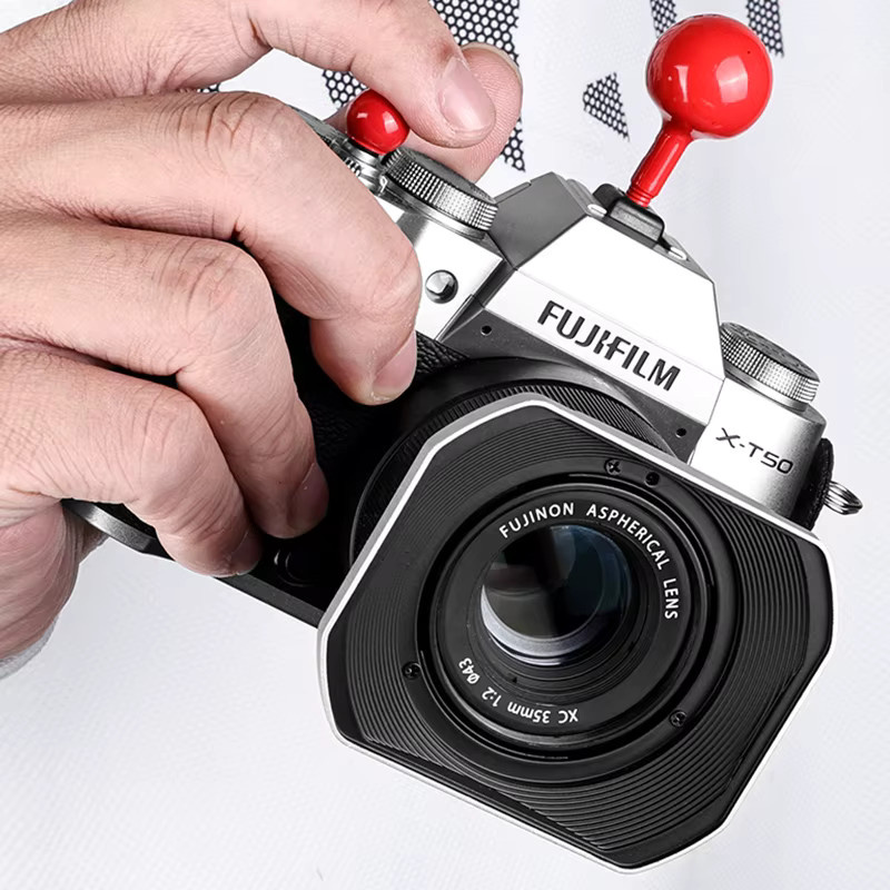 Fujifilm Quadratischer Sonnenschutz XC 35/F2 aus Aluminiumlegierung für Fuji XT50 F2 XF 23 mmF2 R WR Objektive - Bild 2