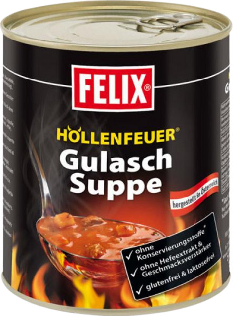 Felix Gulaschsuppe Höllenfeuer höllisch scharf 800 g - Bild 1