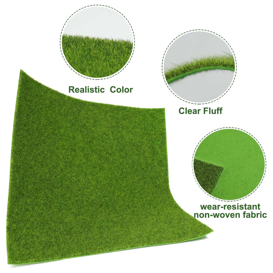 Evemodel Künstlicher Rasenteppich, Grasmatte, 1-teiliges Set - Bild 3