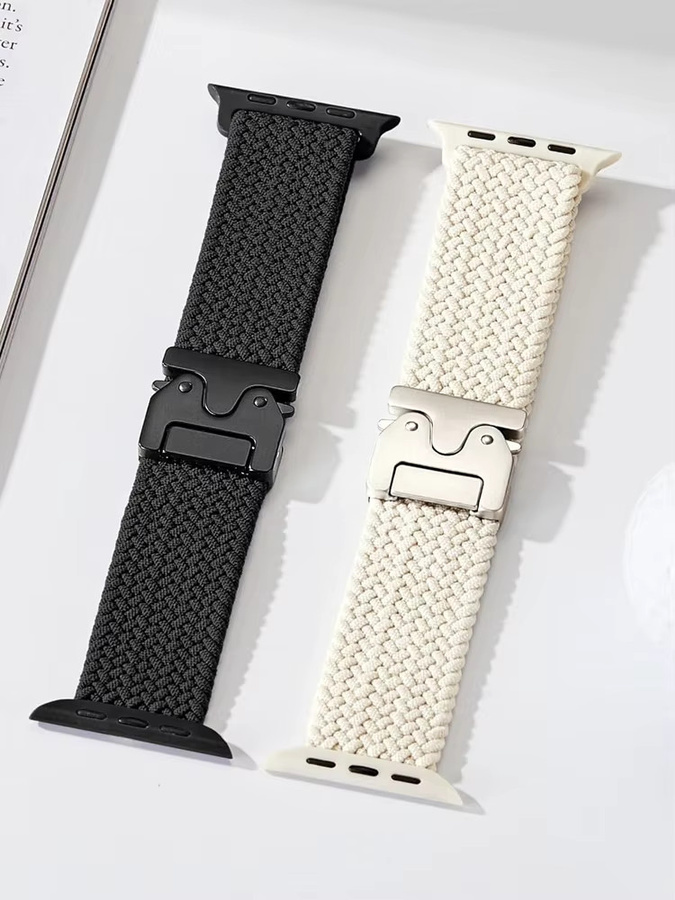 NEY Uhrenarmband Textil, Schwarz, Unisex - Bild 3