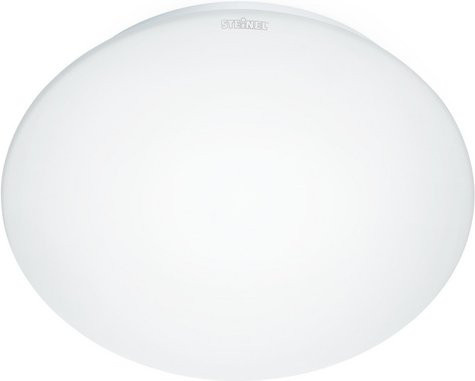 Steinel RS 16 S LED Wand- und Deckenleuchte mit Bewegungsmelder, Weiß, Opal Glas, IP44, Warmweiß - Bild 1