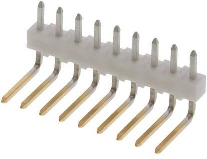 Molex Stiftleiste Standard in Weiß mit 9 Polen und einem Rastermaß von 2,54 mm - Bild 1