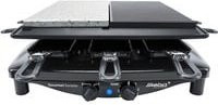 STEBA Raclette RC 4 Plus Deluxe in Schwarz mit Natursteinplatte und einstellbarem Thermostat - Bild 1